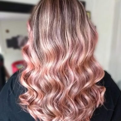 O visual único e suave do rose gold.